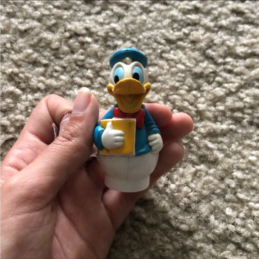 Vintage Disney action figures - daffy, minnie, and goofy